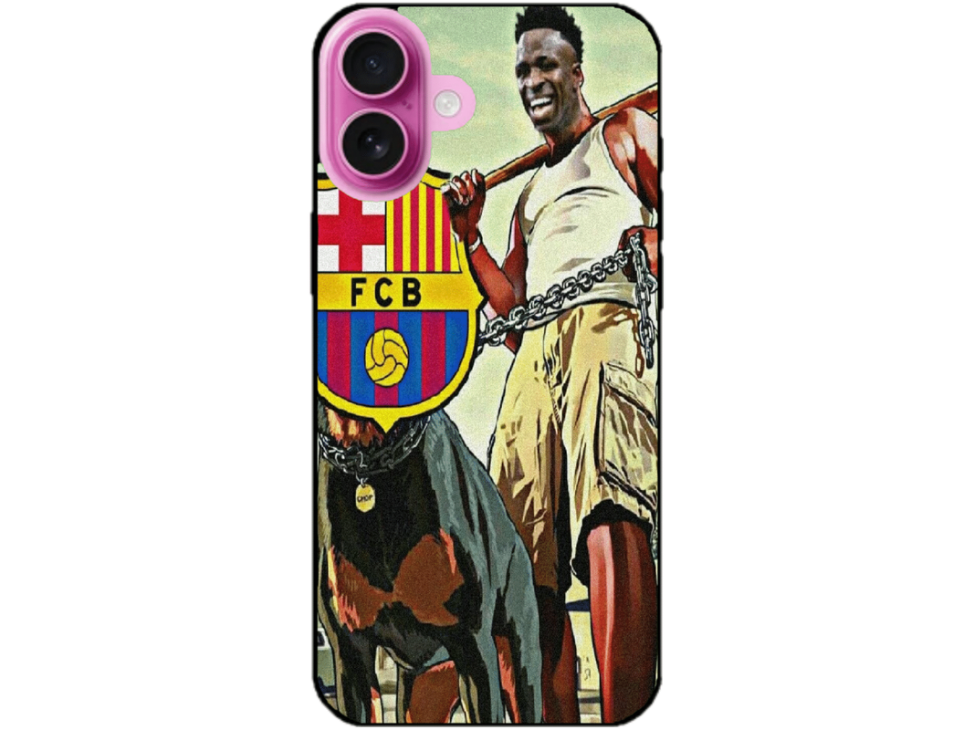 Skin FC Barcelona 1, compatibil cu Apple iPhone 16 Plus, M0055
