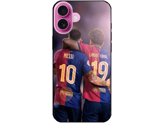Skin Messi si Yamal, compatibil cu Apple iPhone 16 Plus, M0074