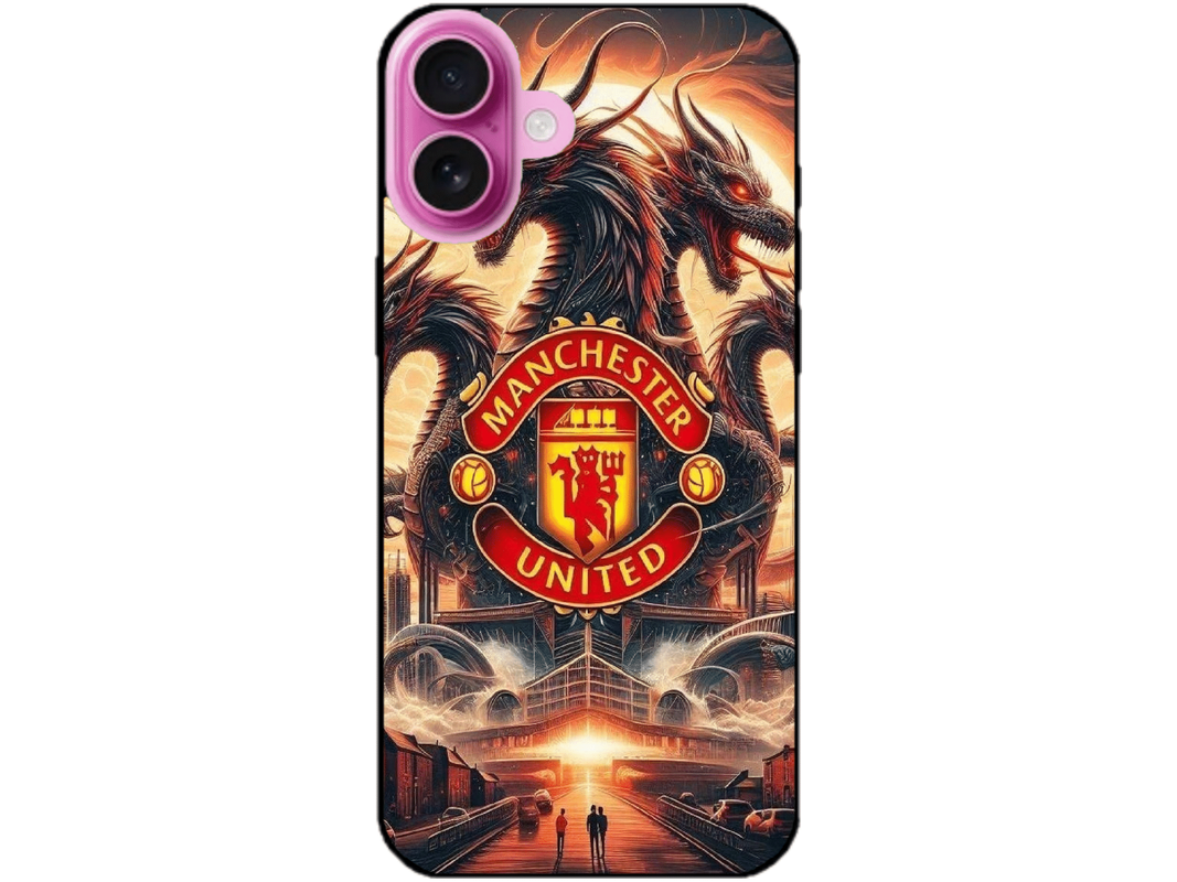 Skin Manchester United 1, compatibil cu Apple iPhone 16 Plus, M0096