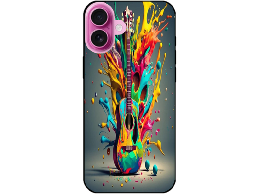 Skin Rainbow Music 2, compatibil cu Apple iPhone 16 Plus, M0101