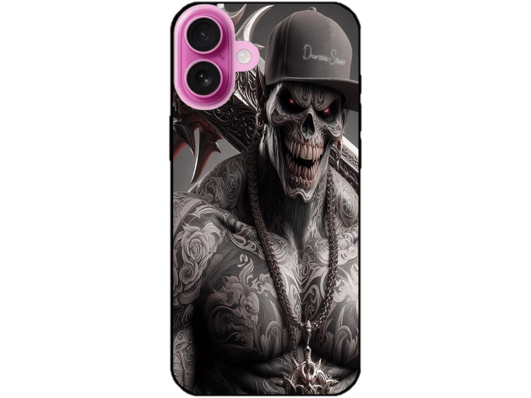 Skin Skullman, compatibil cu Apple iPhone 16 Plus, M0146
