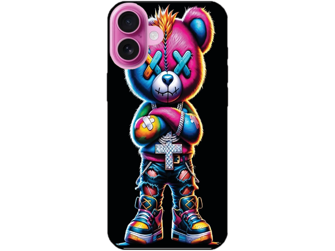 Skin Rainbow Bear 1, compatibil cu Apple iPhone 16 Plus, M0158
