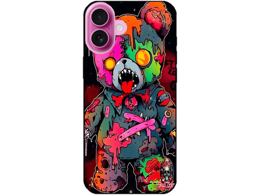 Skin Rainbow Bear 3, compatibil cu Apple iPhone 16 Plus, M0161