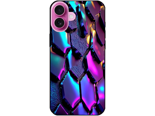 Skin Hexagons 2, compatibil cu Apple iPhone 16 Plus, M0214