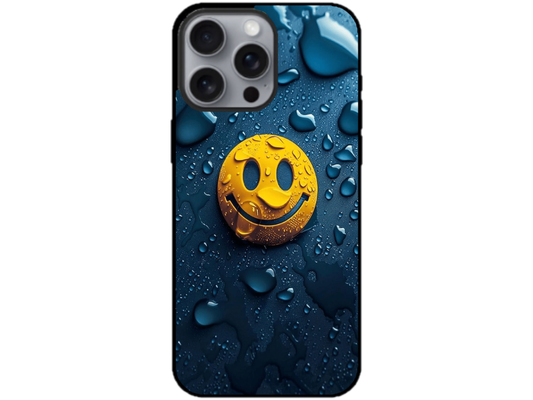Skin Smiley Rain, compatibil cu Apple iPhone 16 Pro, M0028