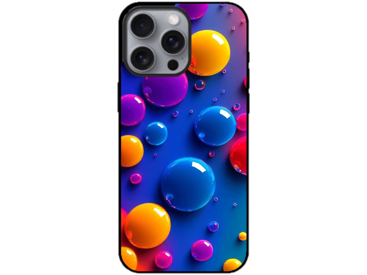 Skin Rainbow Drops 1, compatibil cu Apple iPhone 16 Pro, M0029