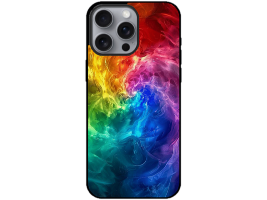 Skin Rainbow Clouds, compatibil cu Apple iPhone 16 Pro, M0040