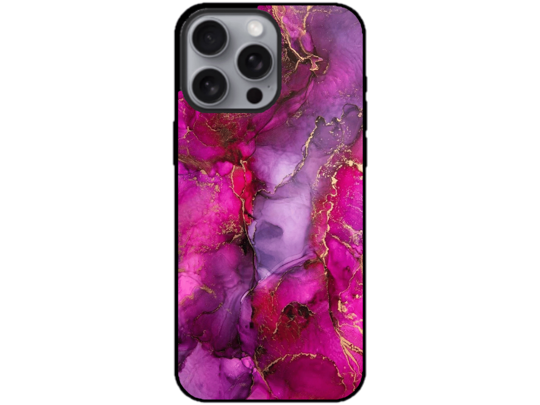 Skin Pink Marble, compatibil cu Apple iPhone 16 Pro, M0043