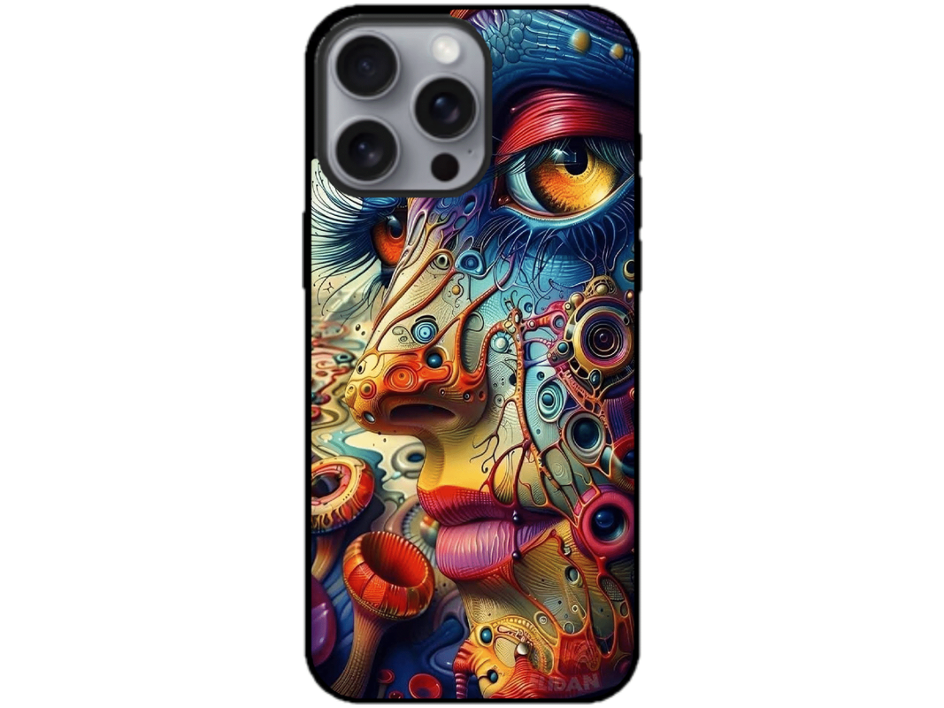 Skin Abstract Face, compatibil cu Apple iPhone 16 Pro, M0045
