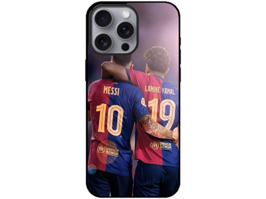 Skin Messi si Yamal, compatibil cu Apple iPhone 16 Pro, M0074