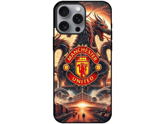 Skin Manchester United 1, compatibil cu Apple iPhone 16 Pro, M0096