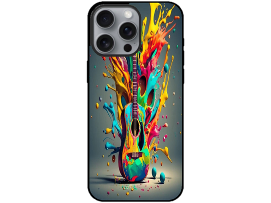 Skin Rainbow Music 2, compatibil cu Apple iPhone 16 Pro, M0101