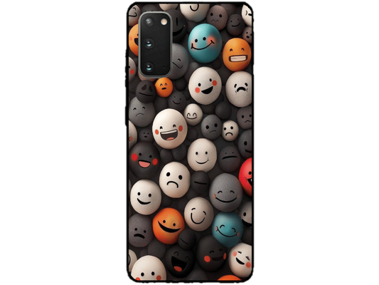Skin Smiley Faces, compatibil cu Samsung Galaxy S20 5G, M0025