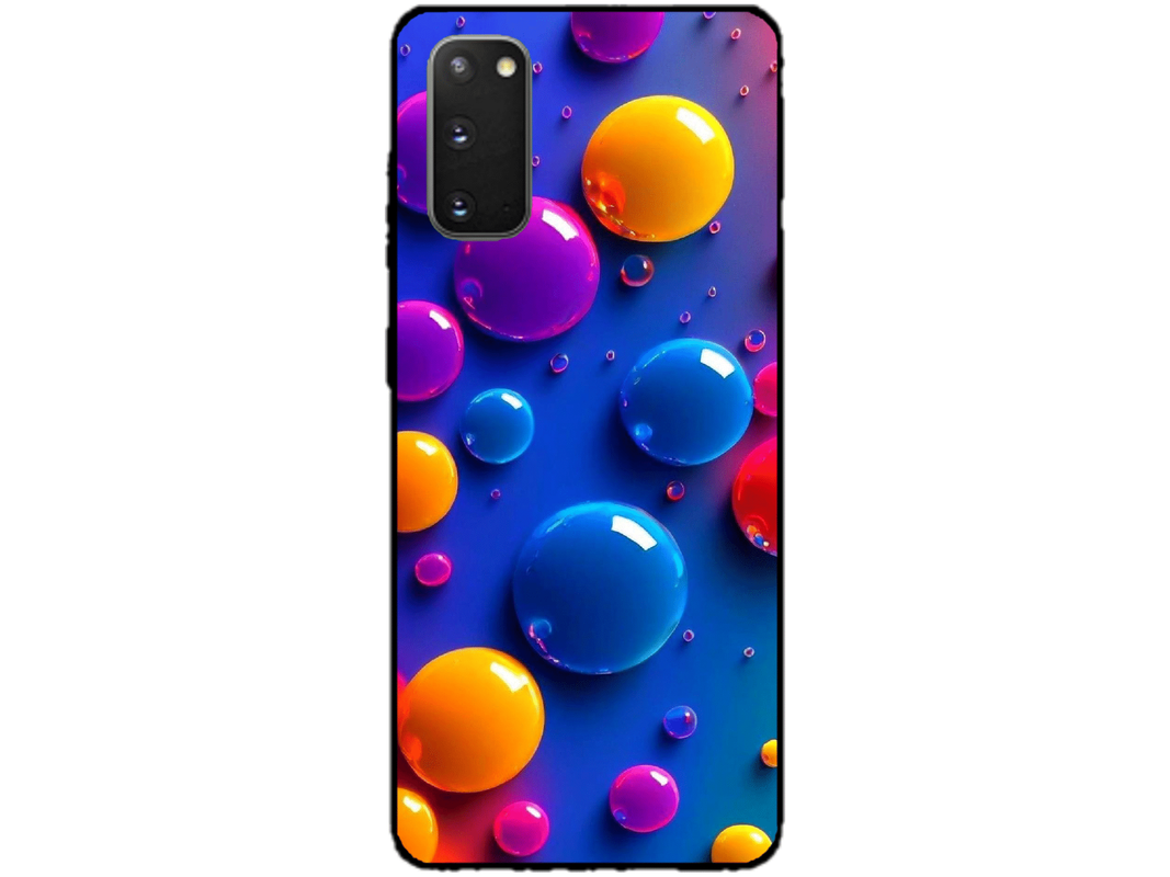 Skin Rainbow Drops 1, compatibil cu Samsung Galaxy S20, M0029
