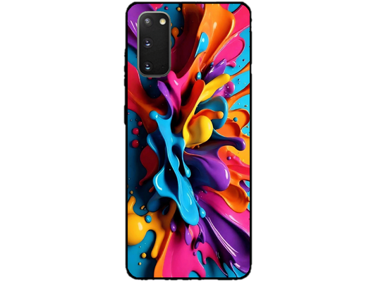 Skin Rainbow Drops 2, compatibil cu Samsung Galaxy S20 5G, M0030
