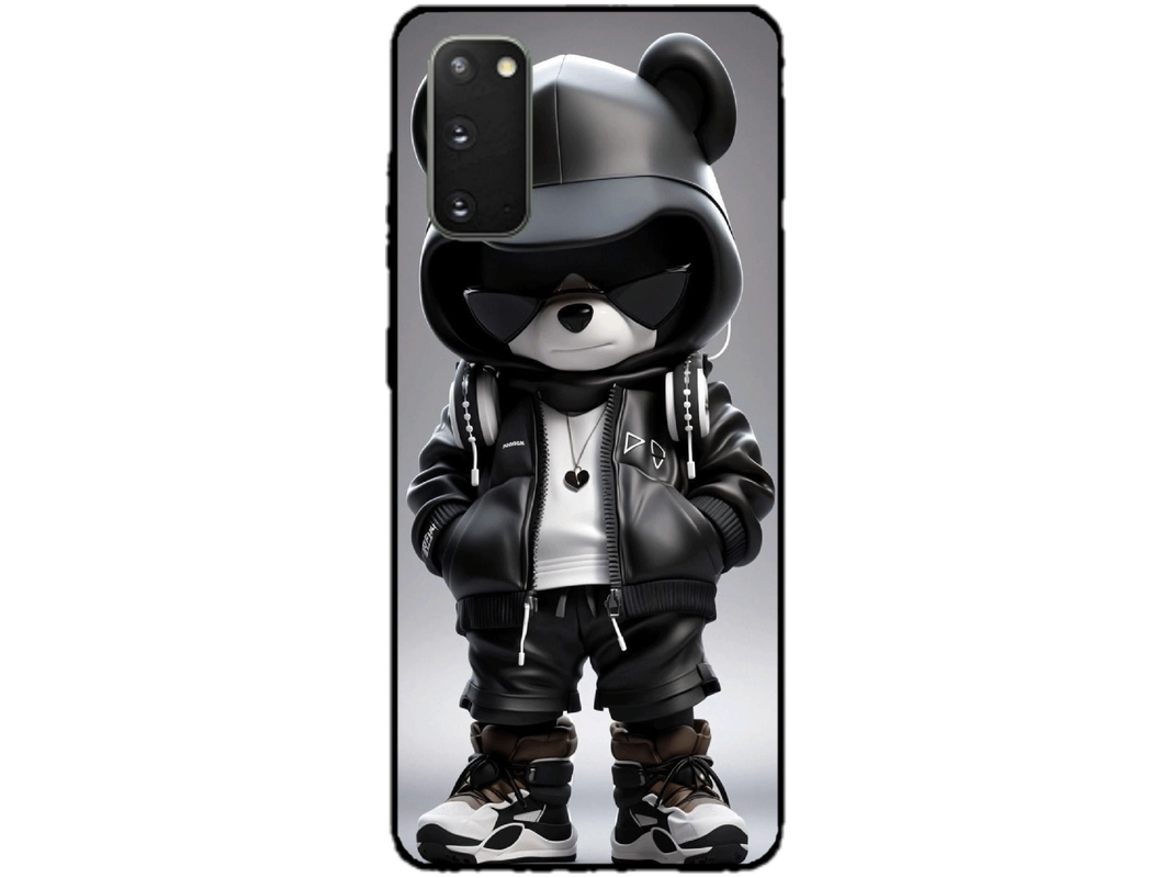 Skin Cool Bear 1, compatibil cu Samsung Galaxy S20, M0129