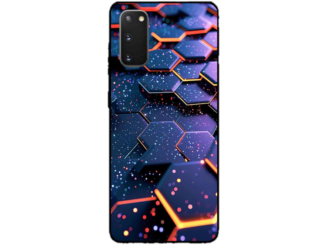 Skin Hexagons 1, compatibil cu Samsung Galaxy S20, M0209