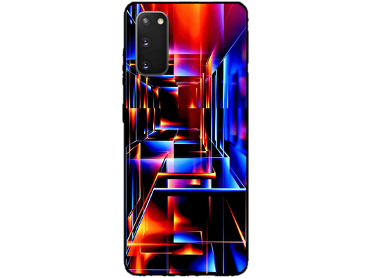 Skin Abstract Square, compatibil cu Samsung Galaxy S20, M0229