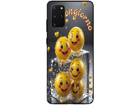 Skin Smiley Ice, compatibil cu Samsung Galaxy S20 Plus, M0001