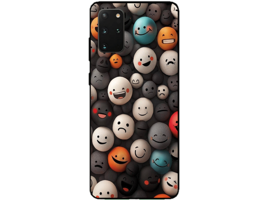 Skin Smiley Faces, compatibil cu Samsung Galaxy S20 Plus, M0025
