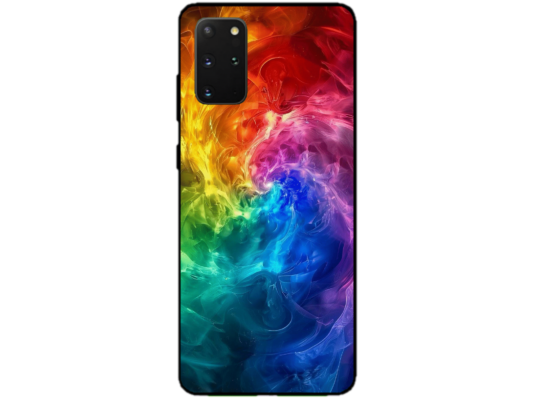 Skin Rainbow Clouds, compatibil cu Samsung Galaxy S20 Plus, M0040