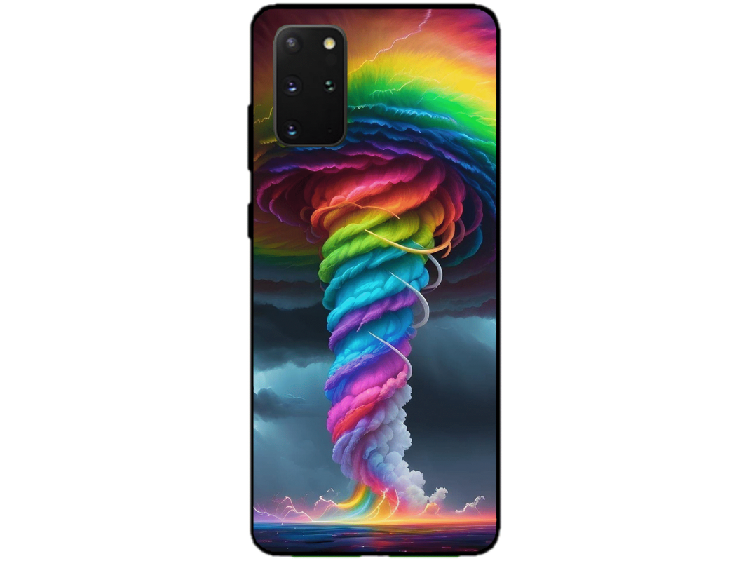Skin Rainbow Storm, compatibil cu Samsung Galaxy S20 Plus, M0042