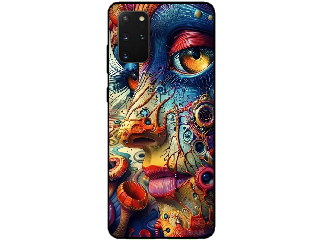 Skin Abstract Face, compatibil cu Samsung Galaxy S20 Plus 5G, M0045