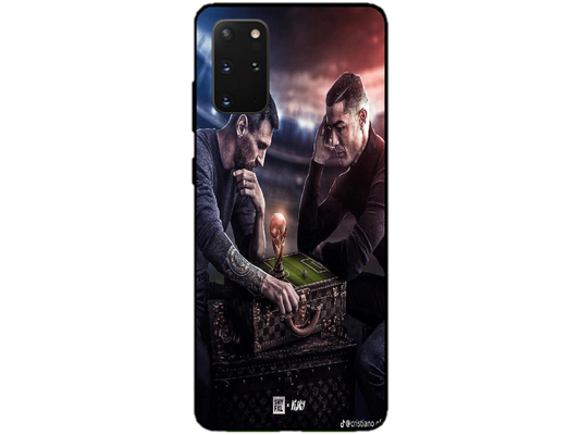 Skin Messi si Ronaldo 1, compatibil cu Samsung Galaxy S20 Plus 5G, M0064