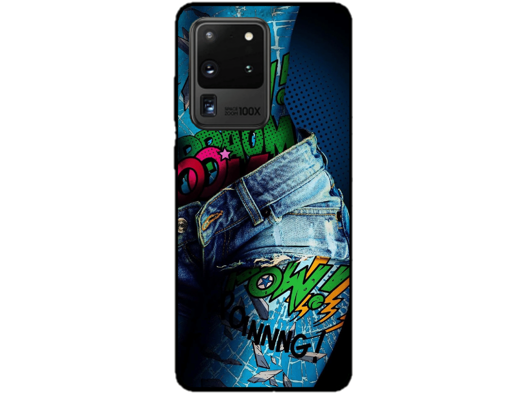 Skin Pow, compatibil cu Samsung Galaxy S20 Ultra 5G, M0188