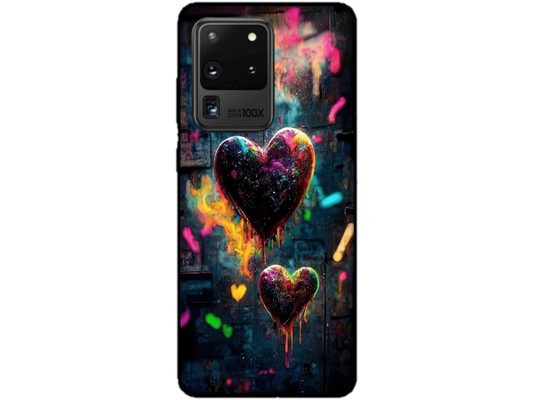 Skin Hearts, compatibil cu Samsung Galaxy S20 Ultra 5G, M0190