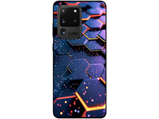Skin Hexagons 1, compatibil cu Samsung Galaxy S20 Ultra 5G, M0209