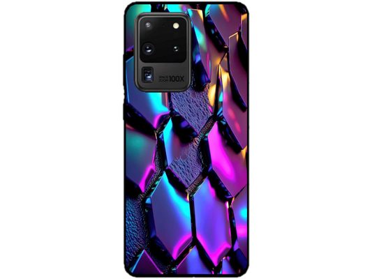 Skin Hexagons 2, compatibil cu Samsung Galaxy S20 Ultra 5G, M0214