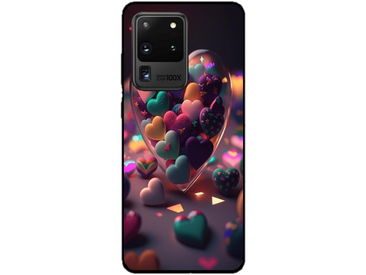 Skin Heart of Hearts, compatibil cu Samsung Galaxy S20 Ultra 5G, M0220