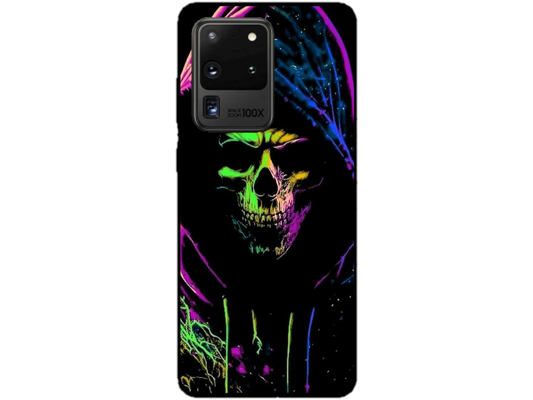 Skin Rebel Skull, compatibil cu Samsung Galaxy S20 Ultra 5G, M0233