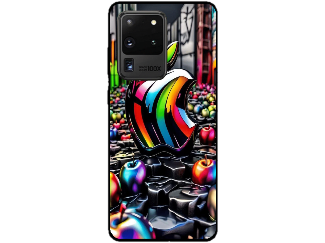 Skin Apple Logo, compatibil cu Samsung Galaxy S20 Ultra 5G, M0240