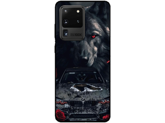 Skin Wolf, compatibil cu Samsung Galaxy S20 Ultra 5G, M0245