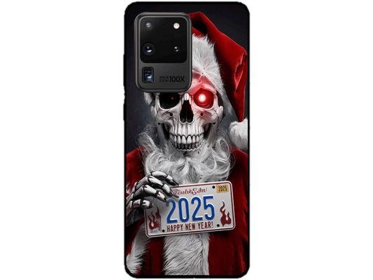 Skin Santa Skull, compatibil cu Samsung Galaxy S20 Ultra 5G, M0247
