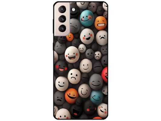 Skin Smiley Faces, compatibil cu Samsung Galaxy S21 FE 5G, M0025