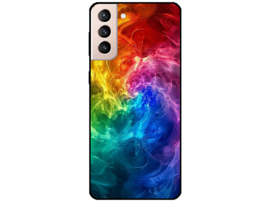 Skin Rainbow Clouds, compatibil cu Samsung Galaxy S21 Plus 5G, M0040