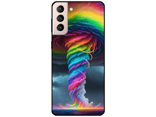 Skin Rainbow Storm, compatibil cu Samsung Galaxy S22 Plus 5G, M0042