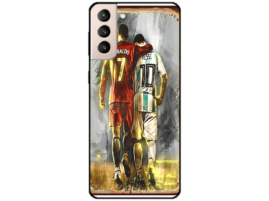 Skin Messi si Ronaldo 2, compatibil cu Samsung Galaxy S21 Plus 5G, M0069