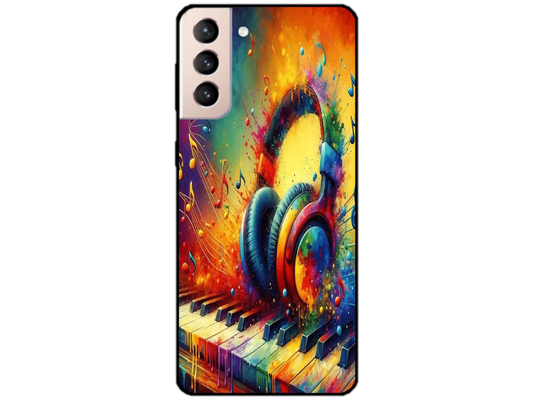 Skin Rainbow Music 1, compatibil cu Samsung Galaxy S21 Plus 5G, M0089