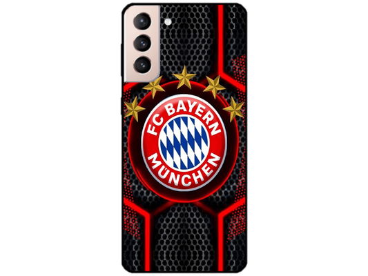 Skin FC Bayern 3, compatibil cu Samsung Galaxy S21 5G, M0107