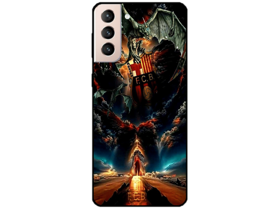 Skin FC Barcelona 2, compatibil cu Samsung Galaxy S21 FE 5G, M0121