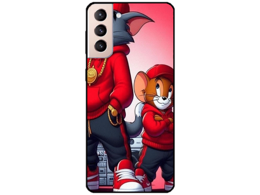 Skin Tom si Jerry 2, compatibil cu Samsung Galaxy S21 5G, M0141
