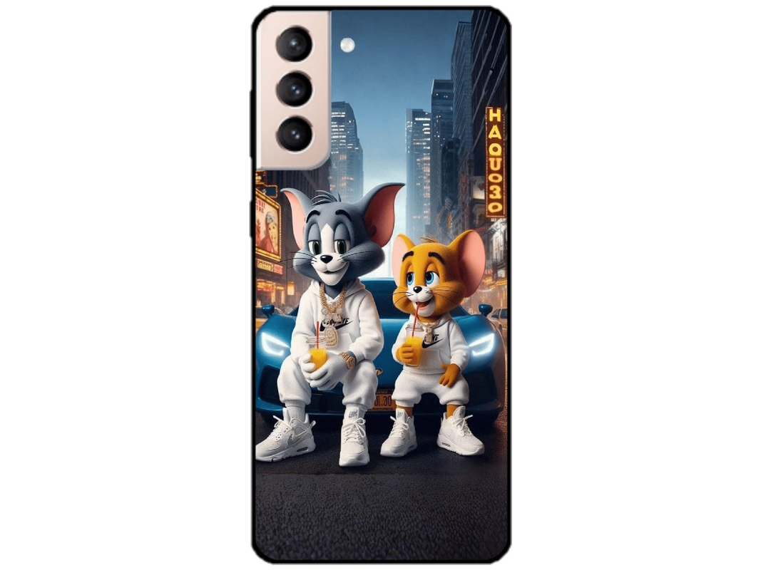 Skin Tom si Jerry 3, compatibil cu Samsung Galaxy S22 5G, M0144
