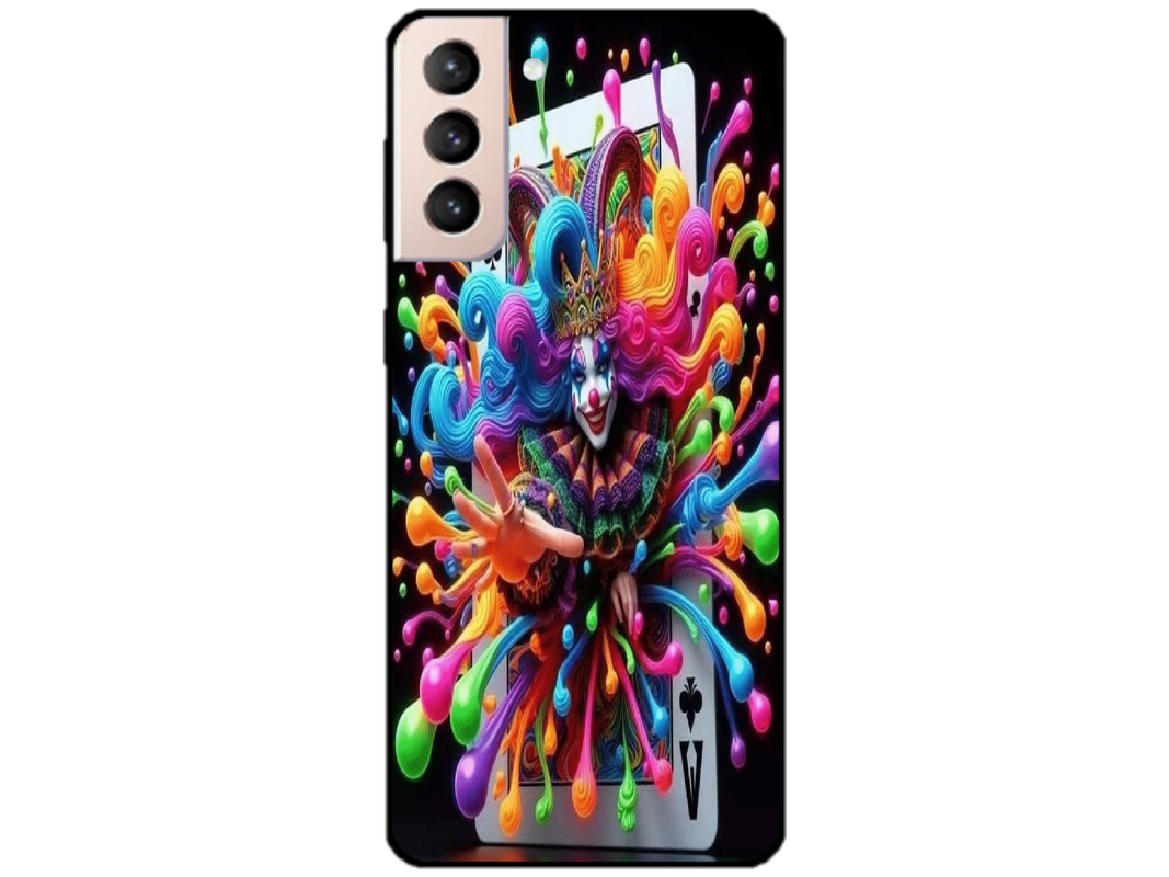 Skin Joker Card, compatibil cu Samsung Galaxy S21 Plus 5G, M0176
