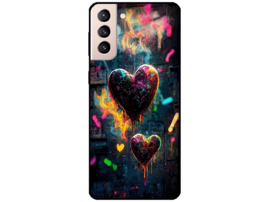 Skin Hearts, compatibil cu Samsung Galaxy S21 FE 5G, M0190