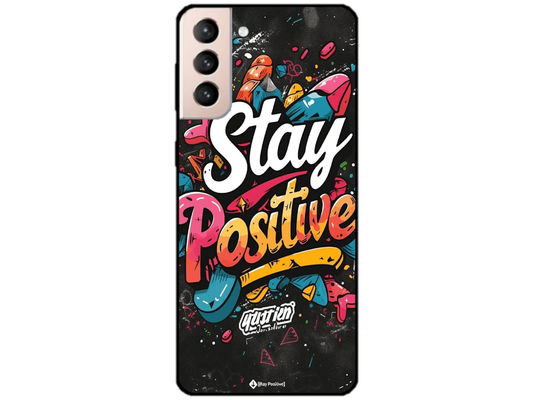 Skin Stay Positive, compatibil cu Samsung Galaxy S21 FE 5G, M0194