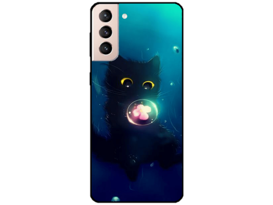Skin Kitty, compatibil cu Samsung Galaxy S21 Plus 5G, M0202